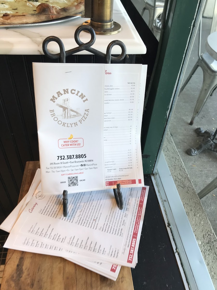 Mancini Pizza Menu - Image 5